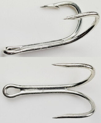 3 Hameçons Mustad 7732 SS Taille 9/0 – Pour La Pêche Au Gros (marlins, Thons, Espadons)