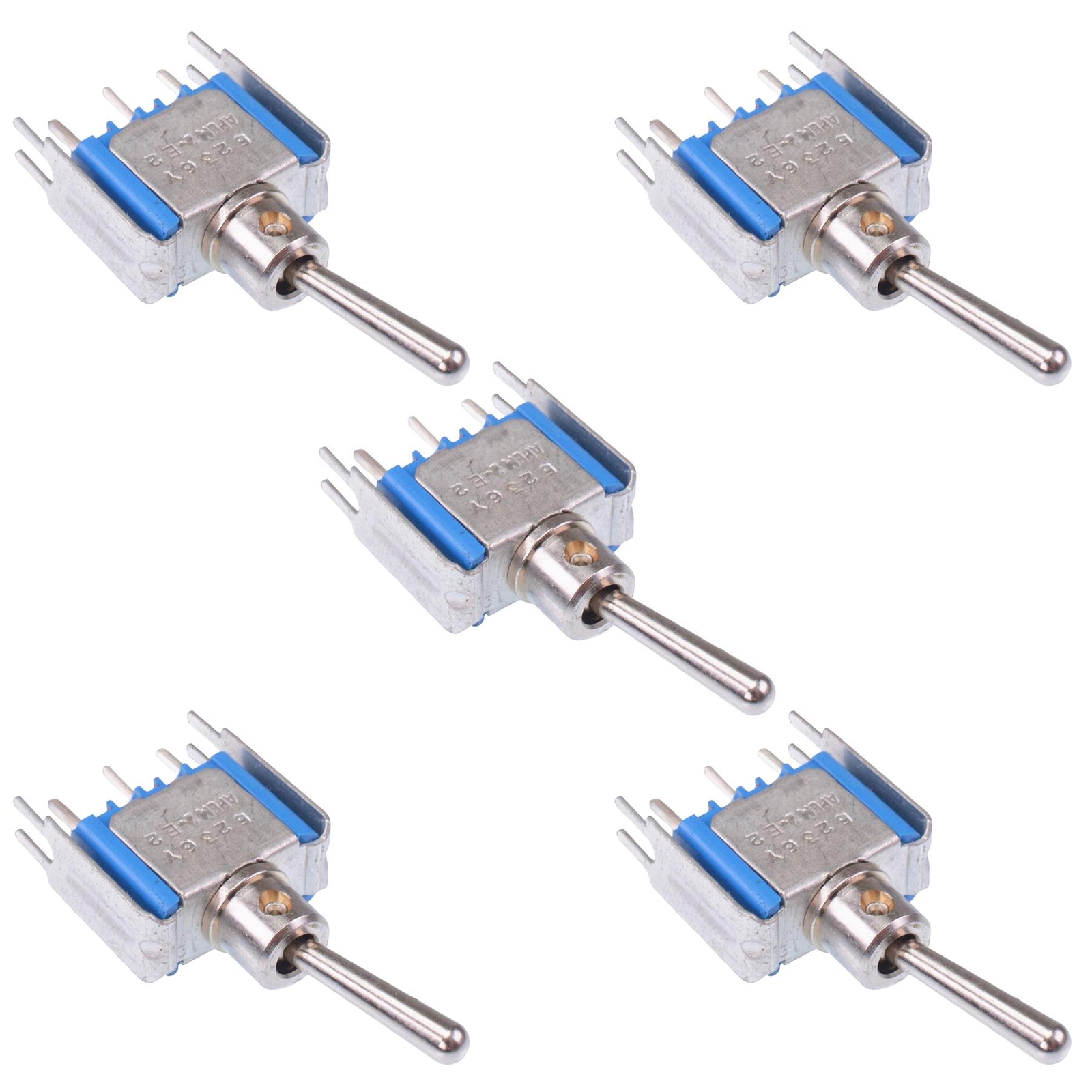 5 x 5236YAB APEM On-On Miniature PCB Toggle Switch SPDT 4A 30VDC | eBay