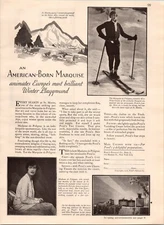 1928 Magazine Print Ad - Pond's Extract Company - AN AMERICAN-BORN MARQUISE - C7