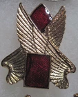 Army Crest DI DUI pb  ww2  974th COAST ARTILLERY REGIMENT coastal NHM Scarce