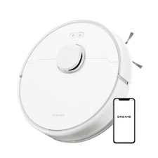 Dreame D9Max Gen 2 Robot Vacuum Cleaner White 11.4 Pound Laser Sensor