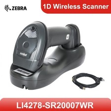 Zebra Symbol LI4278-SR20007WR 1D Handheld Barcode Scanner w/ USB Cable Cradle