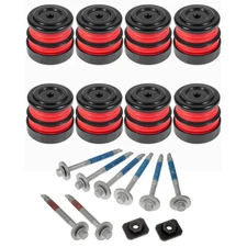 Silicone Body Mount Bushings &13848 Bolt Kit for 08-16 Ford Super Duty F-250 350