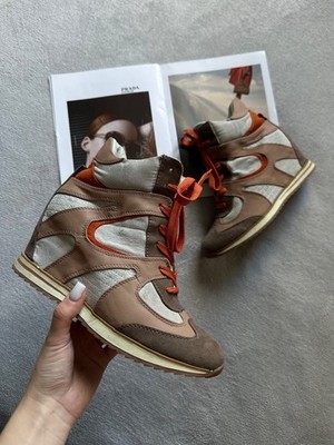 Vintage Y2K Isabel Marant Bekett Wedge Type High-Top 00s Sneakers Size 40