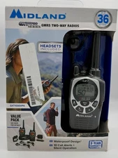 Midland GXT1000VP4 GMRS Two-Way Radios GXT Pro Series 36 Mile Range