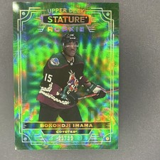 Upper Deck Stature 2022-23 Rookie Bokondji Imama Serial /99 Coyotes