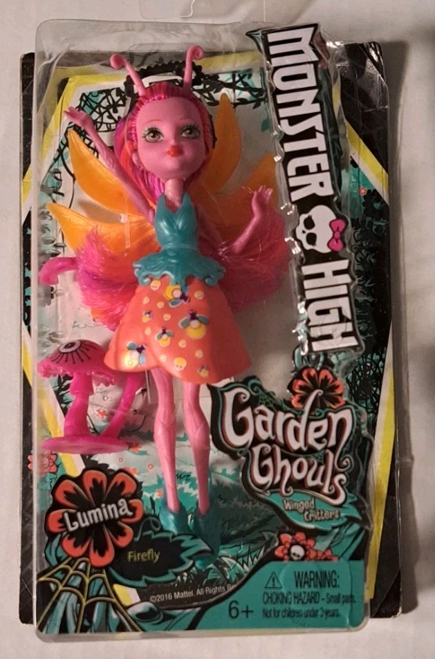 Monster High LUMINA Garden Ghouls Winged Critters 5.5'' Matt