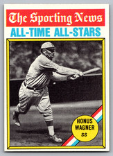 1976 TOPPS #344 HONUS WAGNER ALL-TIME ALL-STARS