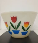 Vintage Fire King Anchor Hocking Large Tulip Nesting Bowl
