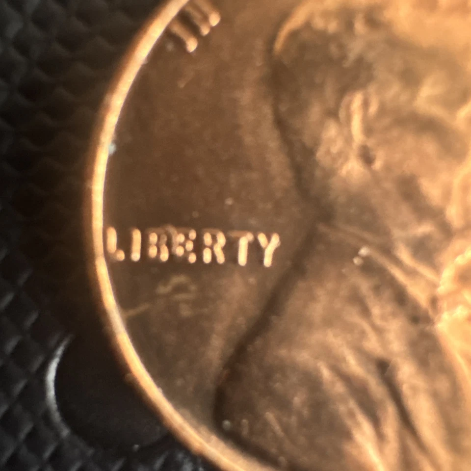 1955-S BIE Lincoln Wheat - Reverse Cracks - UNC BU Red - Error Variety - Image 2 of 4