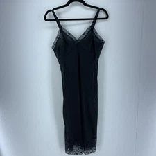 Vtg Movie Star Womens 36 Slip Dress Lace Whimsigoth Romantic Hyper Feminine USA