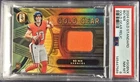2024 Panini Gold Standard Bo Nix Gold Gear Rookie Relic /299 PSA 8 Broncos RC