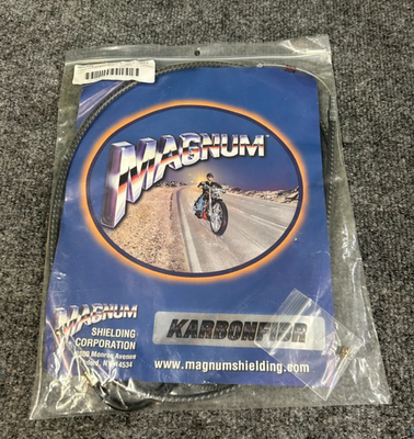 #ad MAGNUM SHIELDING KARBONFIBR Braided Throttle Idle Cable 0651 0906 74213 $75.00