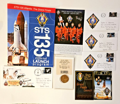 NASA Shuttle Atlantis STS-135 Grand Finale Launch Collection Lot 2