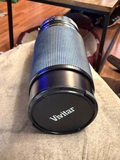 Vivitar zoom lens 35-200mm 1:3.0-4.5 macro focusing 62 mm black