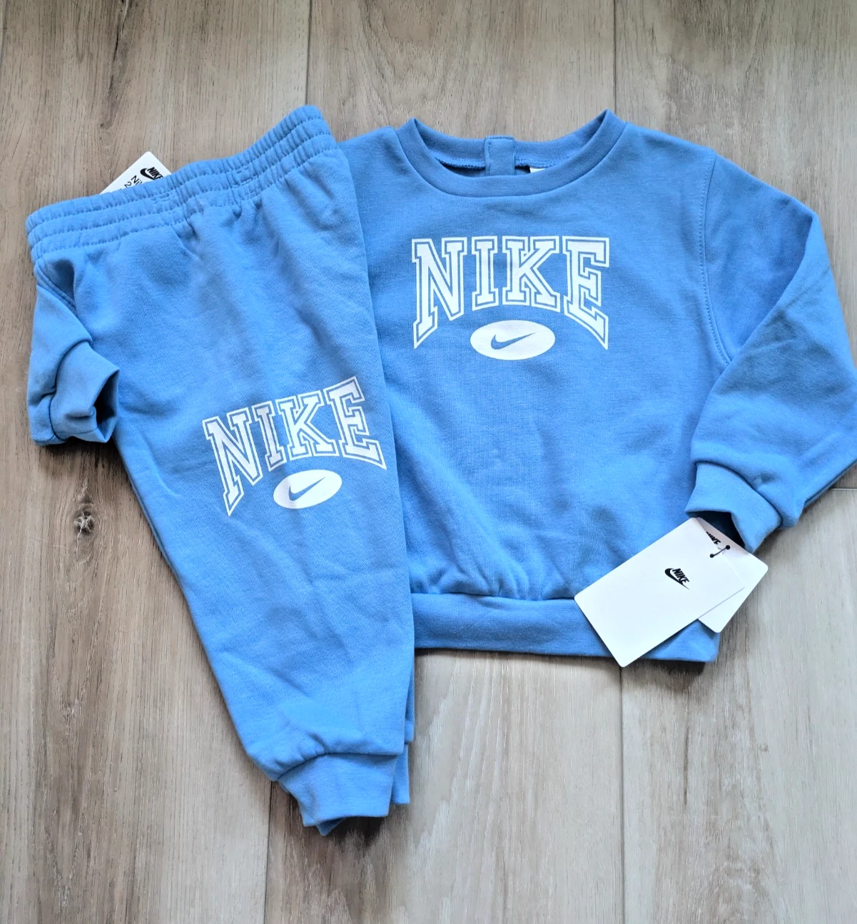 Nike Baby Boy Sweatshirt & Joggers Set 2-Piece Size 24M Blue NWT