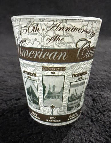 American Civil War Shot Glass