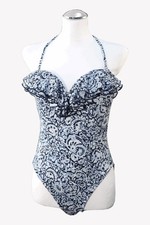 Ralph Lauren Damen Bademode Gr. 36 Blau NEU Einteiler Badeanzug Sommer