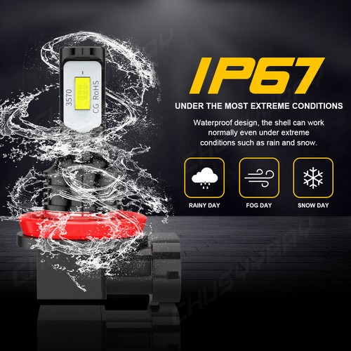 4x H11 881 For Arctic Cat F1000 2007 2008 2009 LED Headlight High Low Beam - Bild 9 von 24