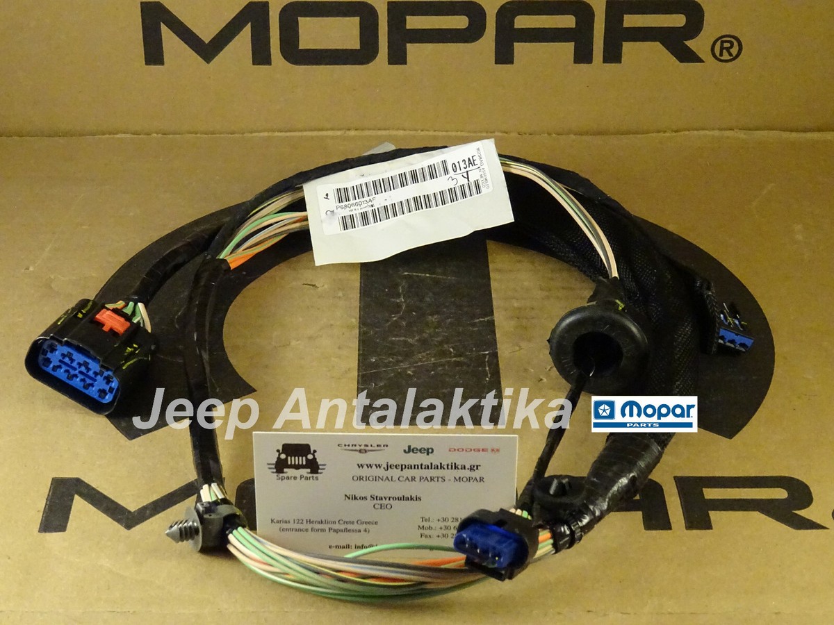 Front Left Door Wiring Jeep Wrangler JK 11-13 68066013AE New