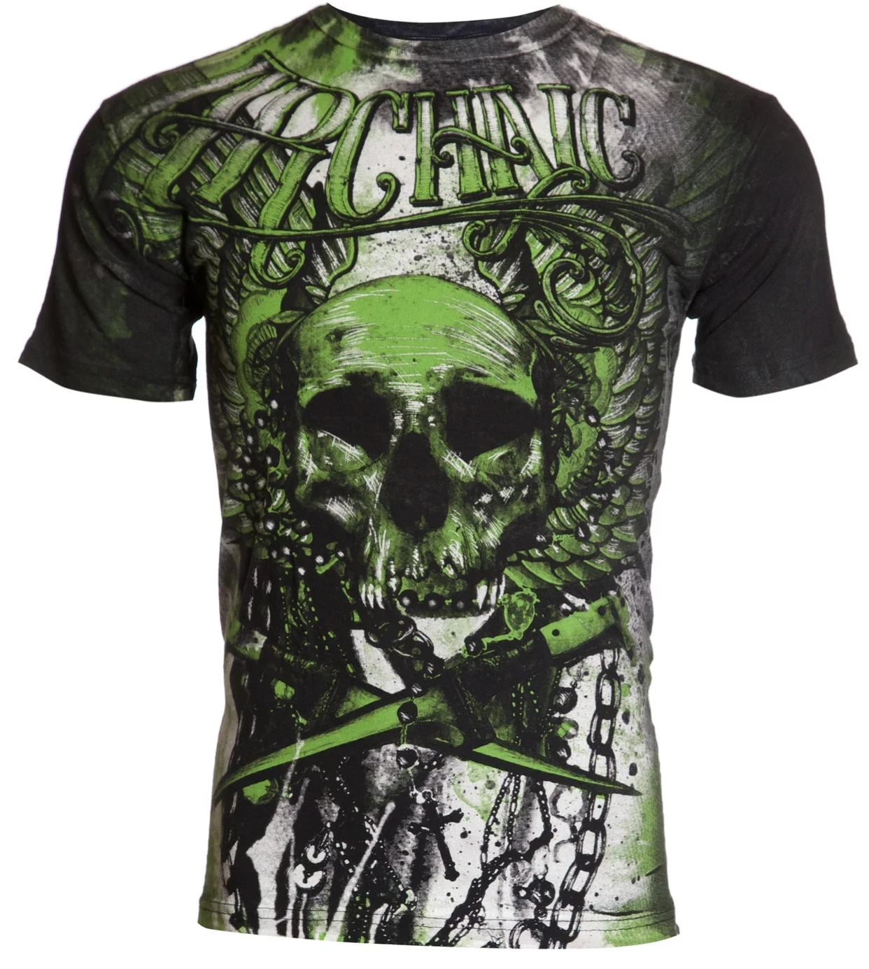 Archaic By Affliction Men's T-Shirt CADAVEROUS Cross Skull Biker M-3XL
Opens in a new window or tab