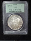 1879 S PCGS MS 63 Morgan Silver Dollar ☆☆ Old Green Holder
