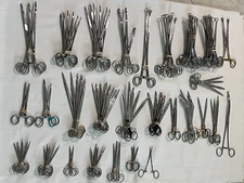 Assorted Lot of 119 Various Brand & Size Of OR Medical Surgical Instruments, S.S