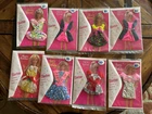 Vintage Barbie Doll Fashion Greeting Cards w/Barbie Dress  Lot of 8 *Sealed*