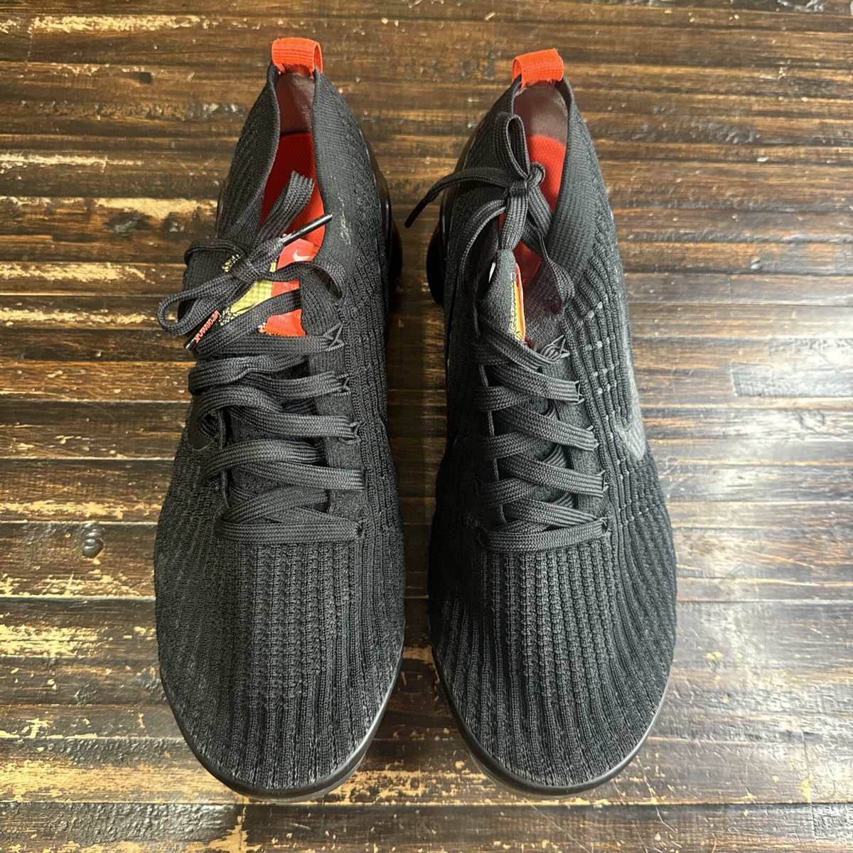 Nike Air Vapormax Flyknit 3 Snakeskin Black Crimson Red Mens 
