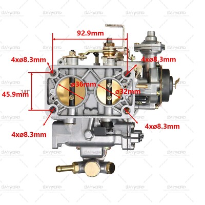 2 Barrel Carburetor For Weber 32/36 DGV DGEV Nissan Mazda Toyota