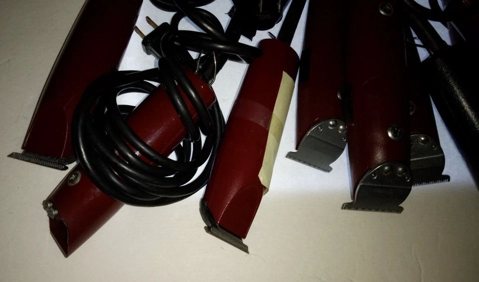 Huge Barber Clippers Lot- Oster-10 Trimmers Barbershop Plus Parts & More Lot#2 - Image 3 of 4