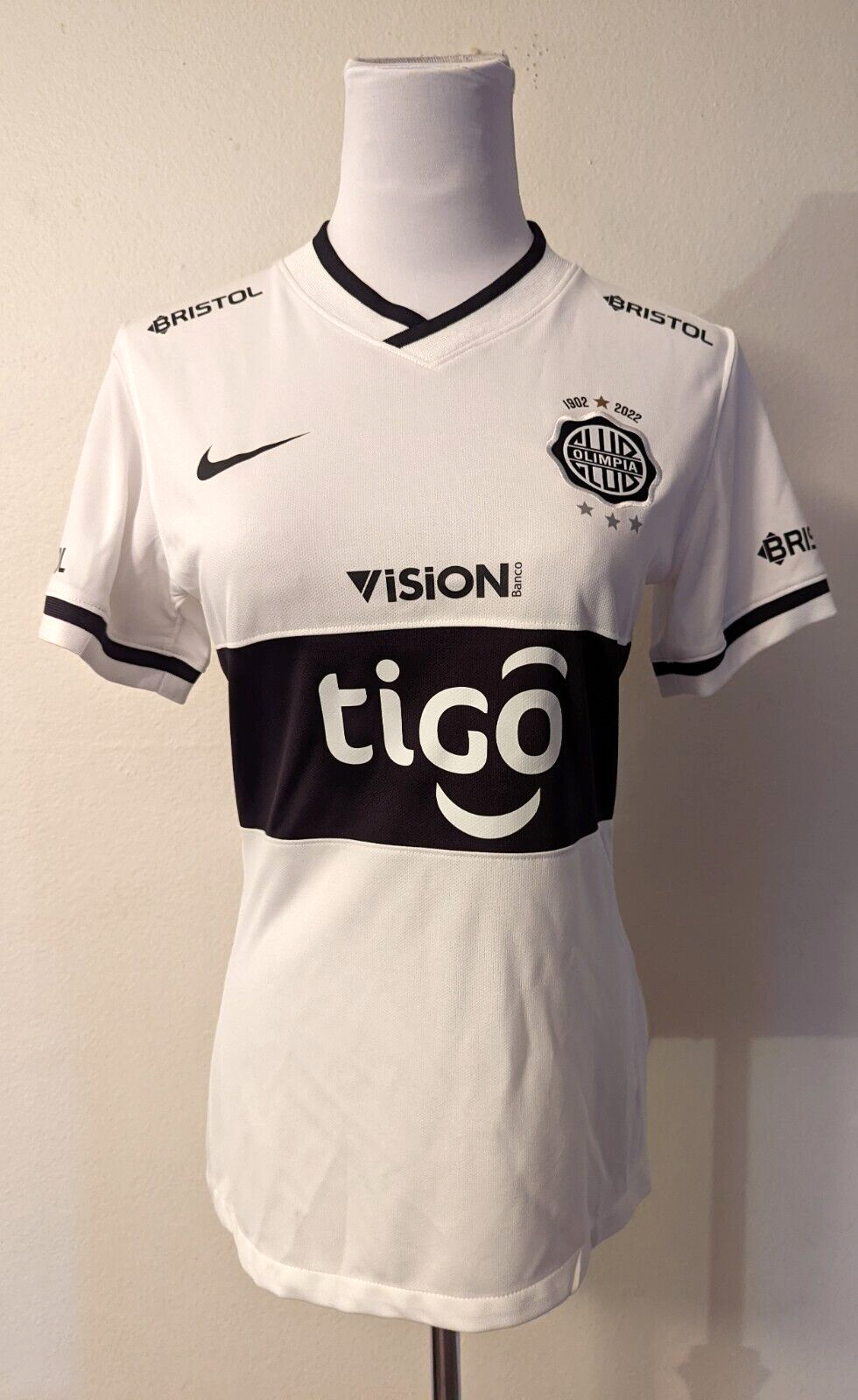 Sureste Analista Demonio New Nike sz S women&#039;s Club Olimpia Paraguay Soccer Jersey football H1  | eBay