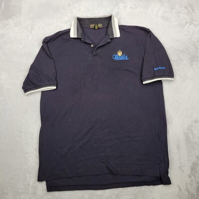 Caravelle Resort Shirt Men XL Polo US Open Country Club USA Made Hotel Villas