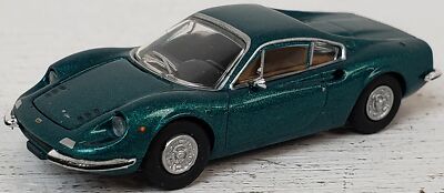 Brekina/PCX87 NEW HO 1/87 Scale 1969 Ferrari Dino 246 GT in Metallic Green