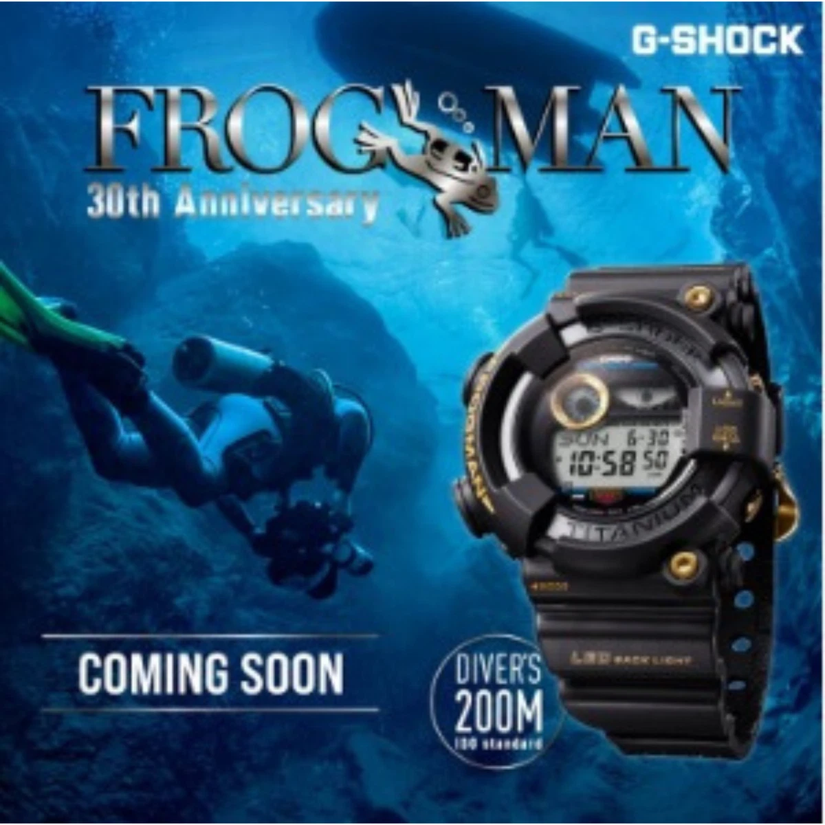 Casio G-Shock Frogman 30th Anniversary GW8230B-9Adr Titanium
