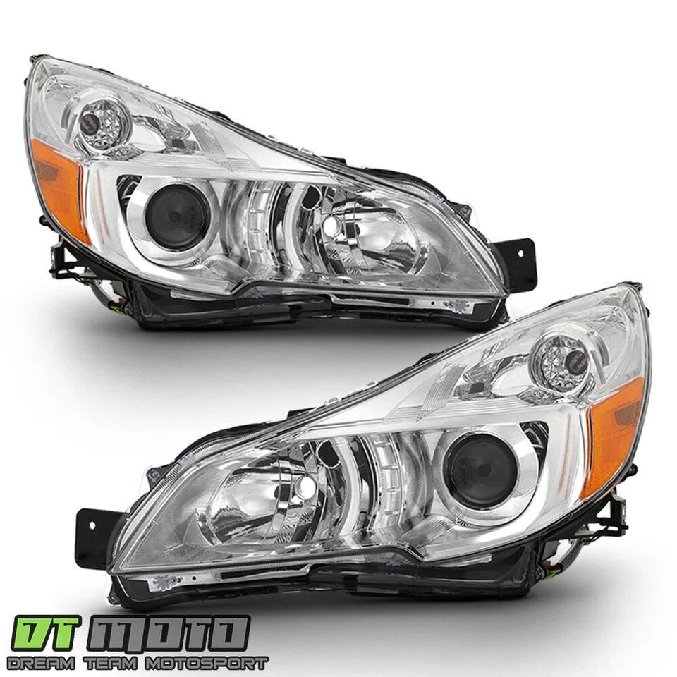 For 2010-2014 Subaru Outback Legacy Projector Headlights Headlamps Left+Right - Image 2 of 4