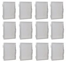 (Pack of 12) Ultra Pro 15-Card Hinged Plastic Boxes Holders For Trading Cards