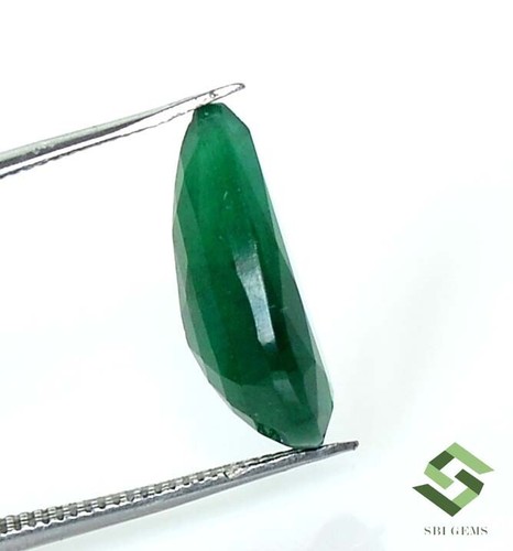 15.75x9.75 mm Certified Natural Emerald Pear Cut 5.24 CTS Untreated Loose Gems - Picture 4 of 9