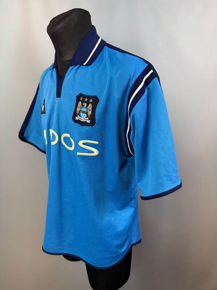 MANCHESTER CITY 2001 2002 HOME SHIRT FOOTBALL SOCCER JERSEY MANCHESTER CITY 2001 2002 HOME SHIRT FOOTBALL SOCCER JERSEY