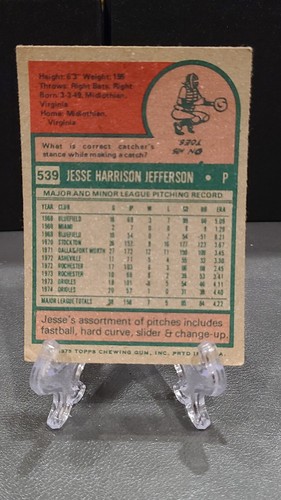1975 Topps Baseball - #351-660 - You Pick - 30% off 3+ - FREE SHIPPING!!! - Picture 263 of 493
