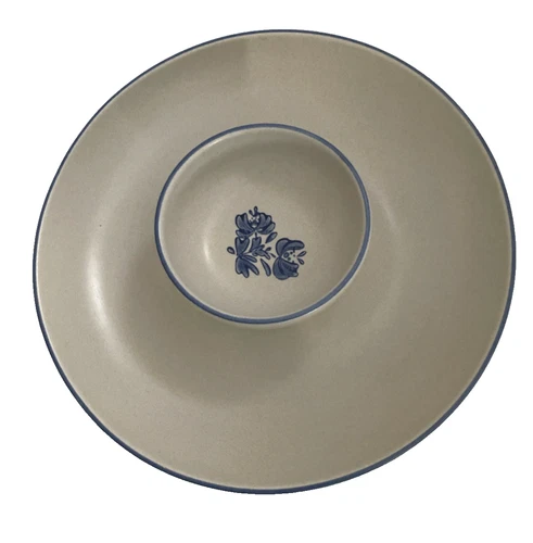 Vintage Pfaltzgraff Yorktowne Chip n Dip Plate