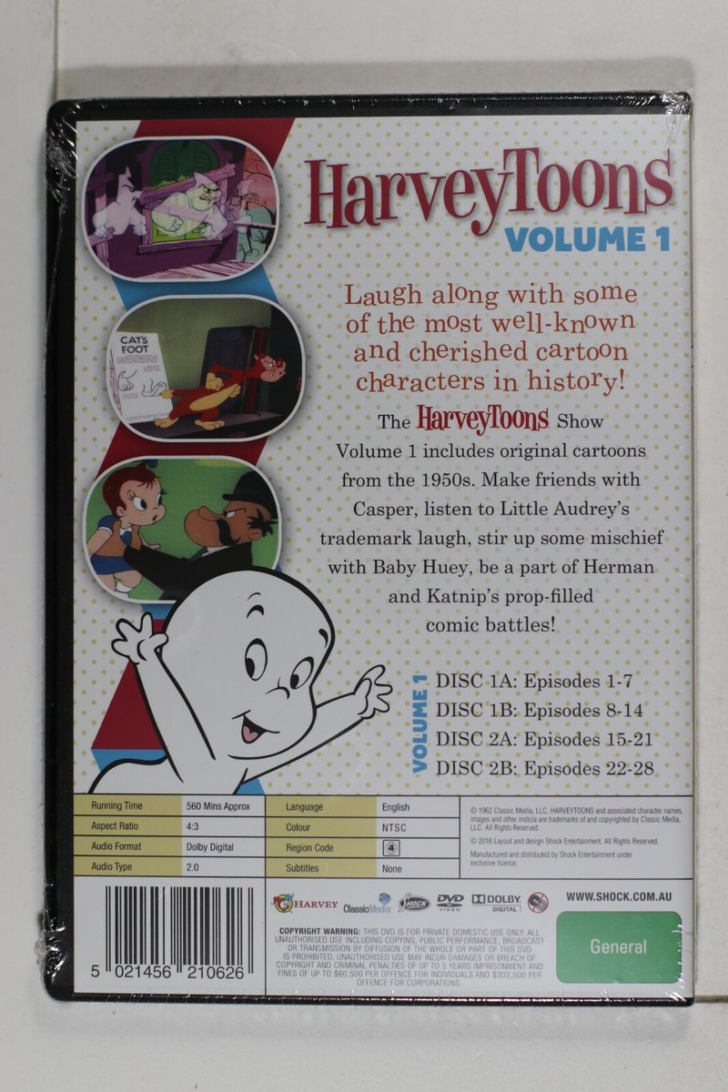 The Harveytoons Show : Vol 1 (DVD, 1950) for sale online | eBay