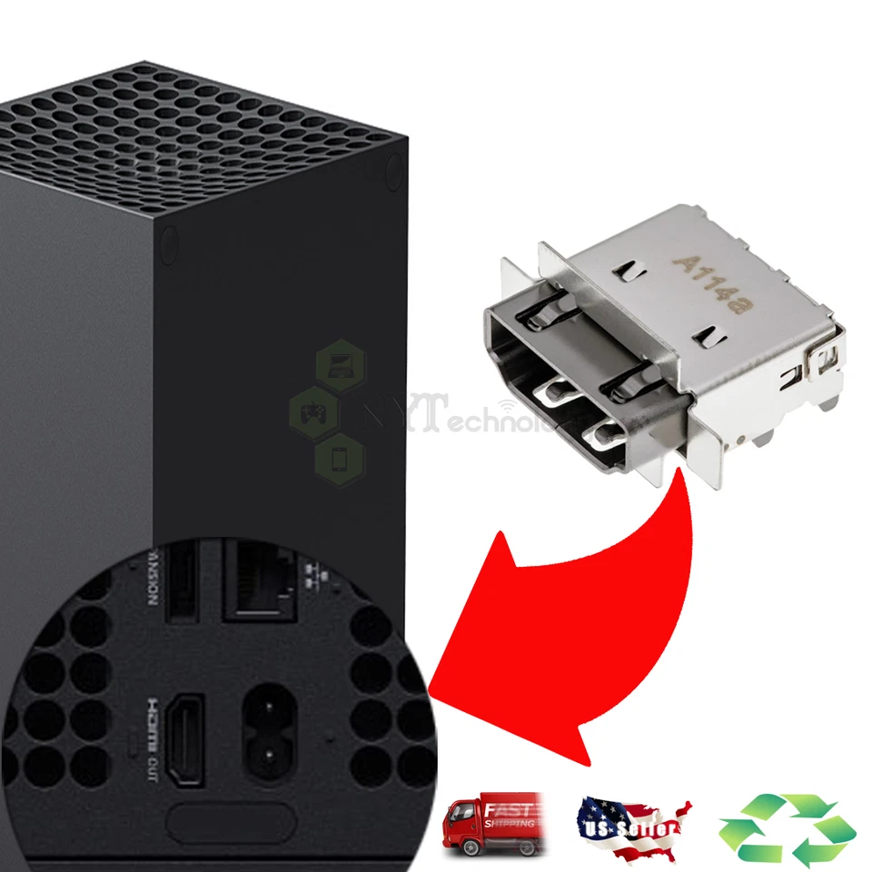 Microsoft Xbox Series X System Broken/Damaged HDMI Port Repair Service