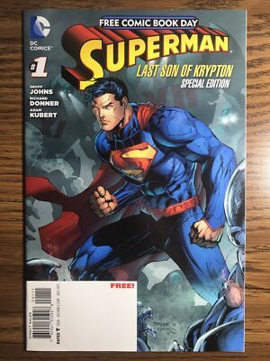 SUPERMAN THE LAST SON OF JIM LEE COVER KRYPTON Free Comic Book Day