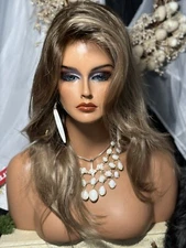 BEAUTIFUL! LONG, ANGELICA NORIKO W/ (HYBRANT ROOT) WIG