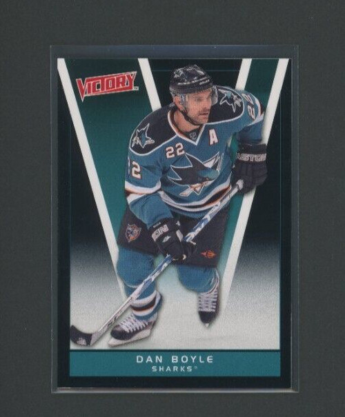 2010-11 Upper Deck Victory Black Dan Boyle #159 NM-MT