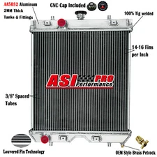 2 Row Tractor Radiator for Kubota L3240DT L3240F L3240HST L3240HSTC TD110-16010