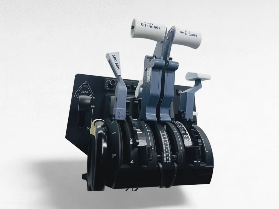 Honeycomb Bravo Throttle Addons Pack,  Full Electronic Boeing 737 Thrust Levers - Image 4 of 4