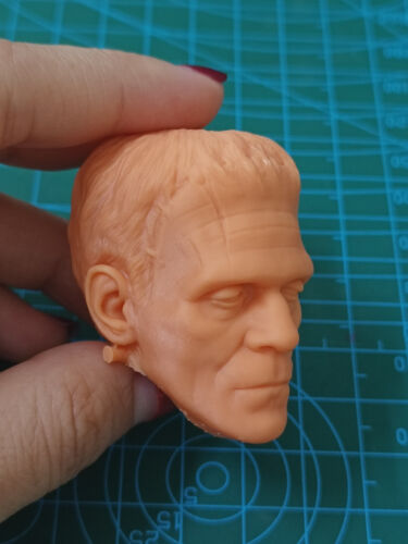 1/6 1/12 1/18 Scultura testa Frankenstein scolpita per action figure maschili giocattoli corpo - Foto 2 di 8