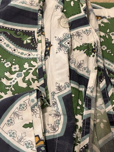 Pottery Barn Ashton Medallion Organic Percale Duvet Cover King Plus 2 King Shams - Picture 2 of 9